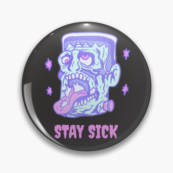 Item preview, Funny Frankenstein Stay Sick Monster Illustration designed and sold by beboplab.