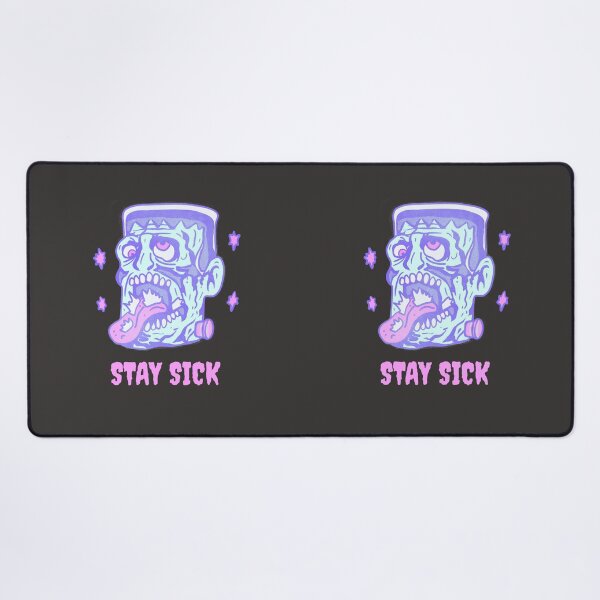 Item preview, Funny Frankenstein Stay Sick Monster Illustration designed and sold by beboplab.