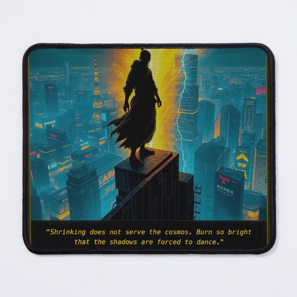 Item preview, Burn So Bright | Cyberpunk Cosmos & Spiritual Awakening Poster designed and sold by Elias & Gem Protocol - Aetheric Code Scribe.