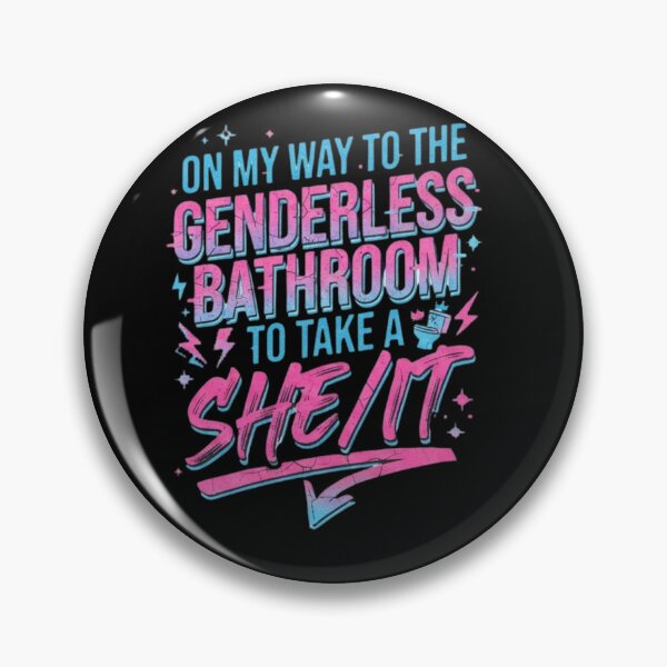 Item preview, On My Way to The Genderless Bathroom to Take a She/It designed and sold by Zbixu.