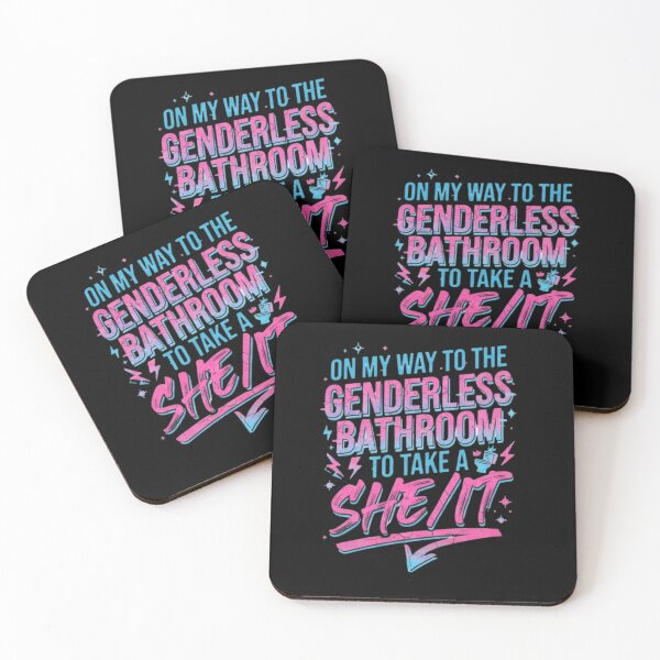 Item preview, On My Way to The Genderless Bathroom to Take a She/It designed and sold by Zbixu.