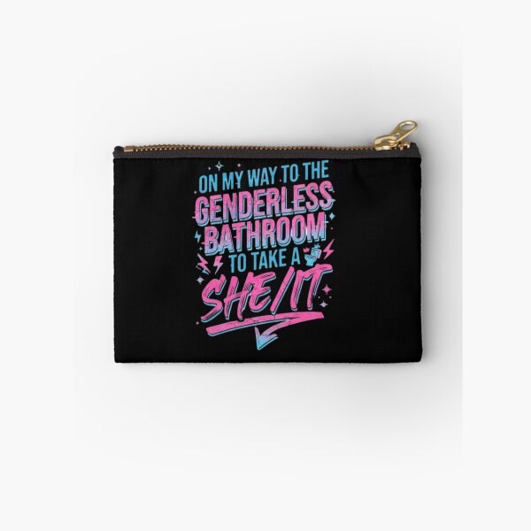 Item preview, On My Way to The Genderless Bathroom to Take a She/It designed and sold by Zbixu.