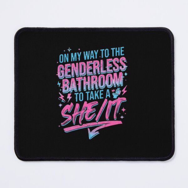 Item preview, On My Way to The Genderless Bathroom to Take a She/It designed and sold by Zbixu.