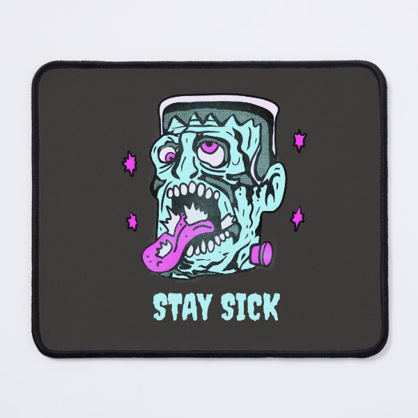 Item preview, Funny Frankenstein Stay Sick Monster Illustration designed and sold by beboplab.