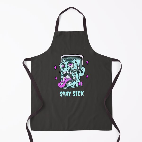 Item preview, Funny Frankenstein Stay Sick Monster Illustration designed and sold by beboplab.