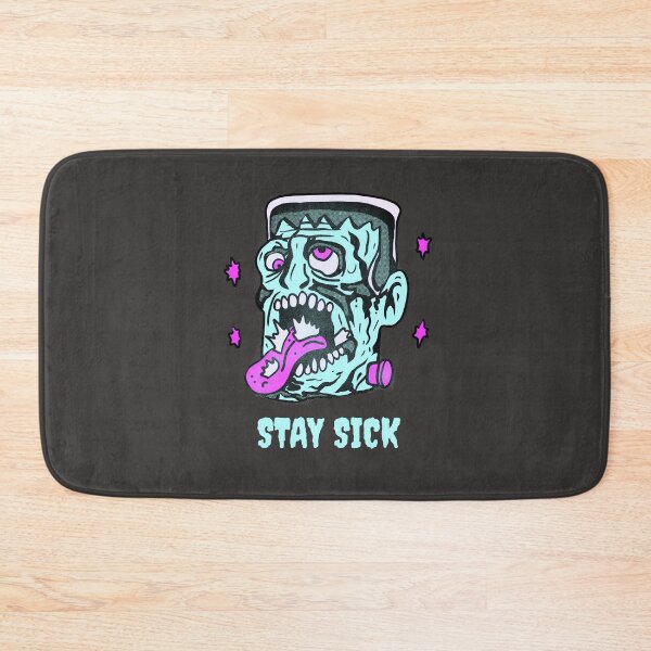 Item preview, Funny Frankenstein Stay Sick Monster Illustration designed and sold by beboplab.