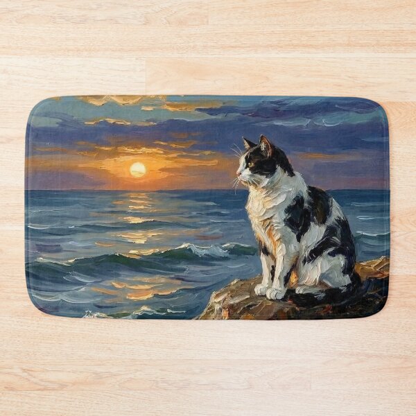 Item preview, Beach Day - Magpie Cat designed and sold by AjaTrier.