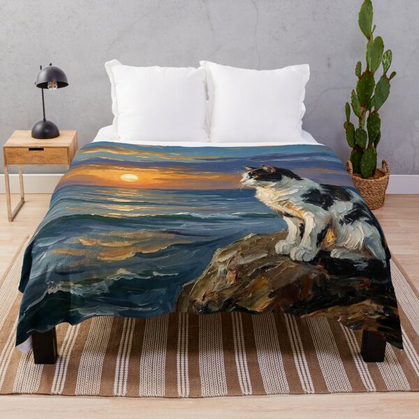 Item preview, Beach Day - Magpie Cat designed and sold by AjaTrier.