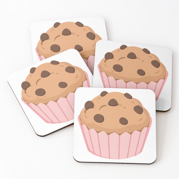 Item preview, Chocolate Chip Muffin Pink Paper Cupcake designed and sold by Anne97s.
