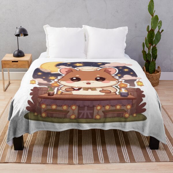 Item preview, Moonlight Café Mocha Hamster Sticker | Cozy Night Coffee Kawaii Gift designed and sold by Stylestickers55.