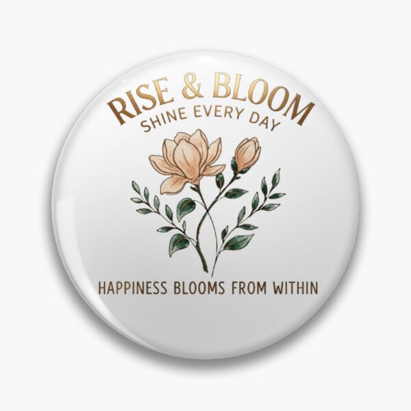 Item preview, Rise and Bloom Shine Every Day Floral Cottagecore Art designed and sold by Northern Glow Art.