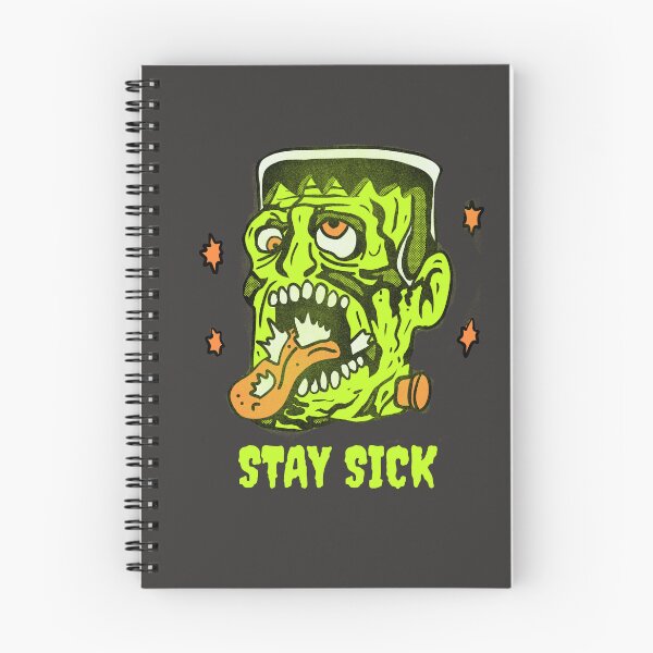 Item preview, Funny Frankenstein Stay Sick Monster Illustration designed and sold by beboplab.