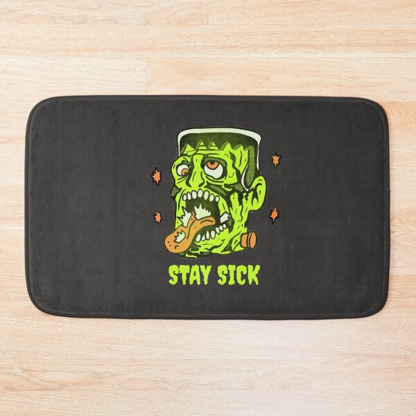 Item preview, Funny Frankenstein Stay Sick Monster Illustration designed and sold by beboplab.