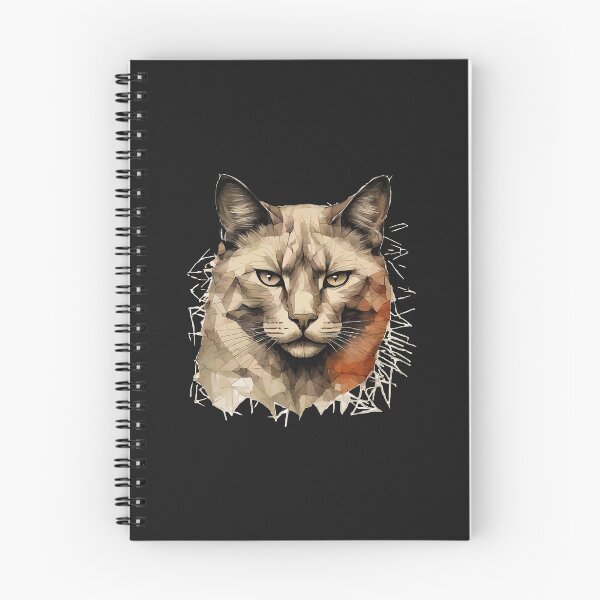 Item preview, Copy of Geometric Cat Portrait - Modern Pet Art designed and sold by Tklezardesigns.