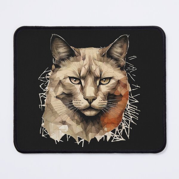 Item preview, Copy of Geometric Cat Portrait - Modern Pet Art designed and sold by Tklezardesigns.