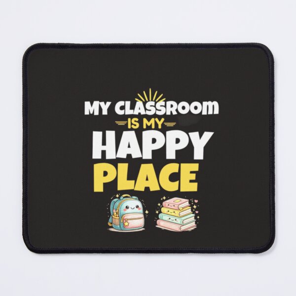 Item preview, My Classroom Is My Happy Place Shirt, Cute Teacher T-Shirt, Elementary Teacher Gift, Preschool Teacher Tee, Back To School Teacher Apparel designed and sold by yochatees.