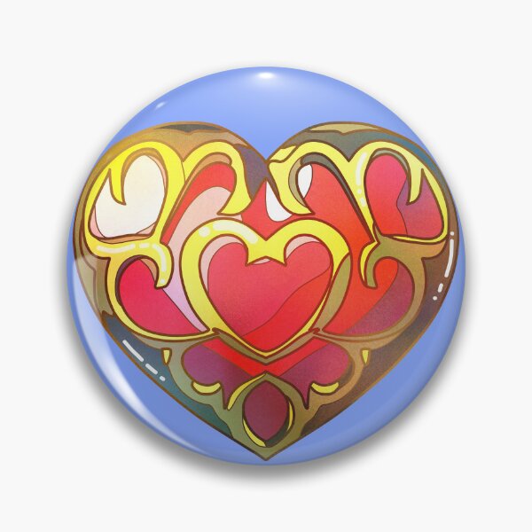 Item preview, Heart Container Video Game Wild Breath designed and sold by elenabdesigns.