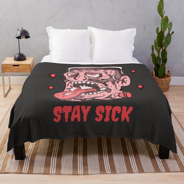 Item preview, Funny Frankenstein Stay Sick Monster Illustration designed and sold by beboplab.