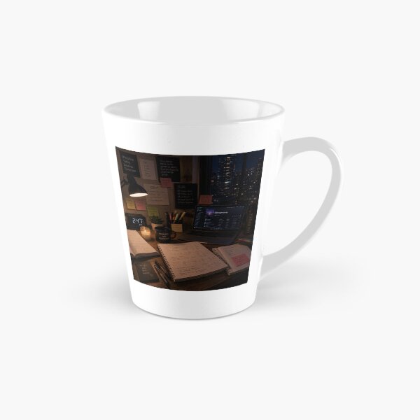 Item preview, Late Night Study Desk Motivation Aesthetic designed and sold by YogiCodeLab.