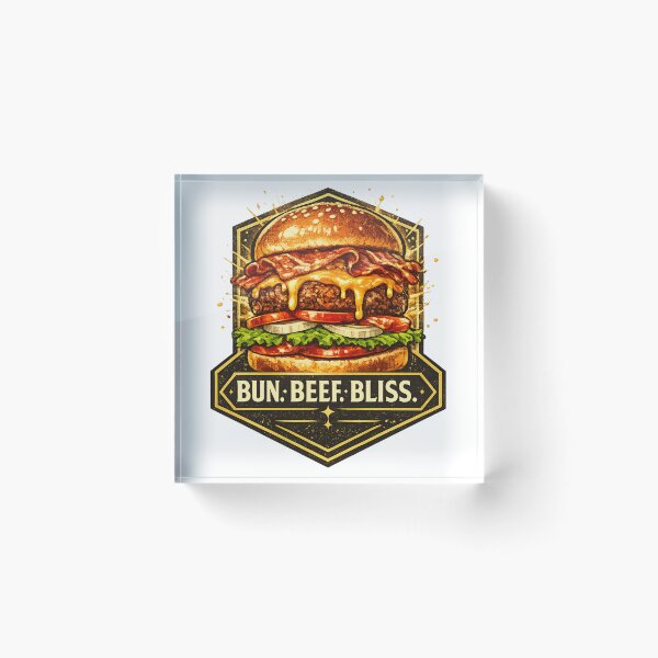 Artikelvorschau, Bun Beef Bliss: Dreifacher Sieg – Luxus-Goldabzeichen-Design entworfen und verkauft von irfanshikh.