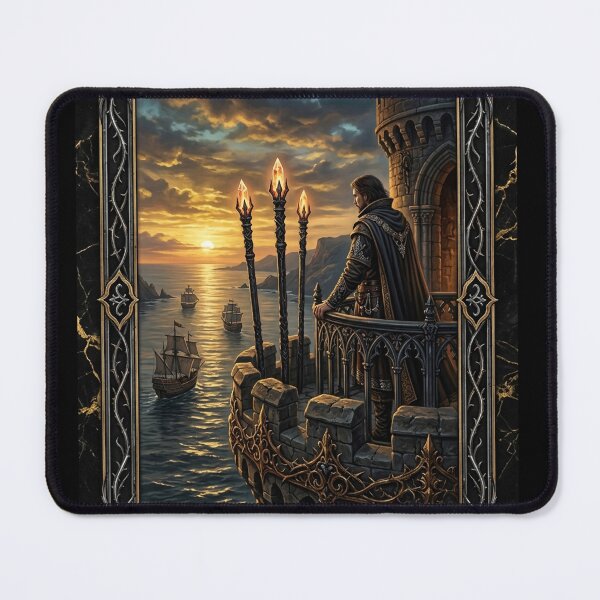 Item preview, Three of Rods- tarot card designed and sold by Studio77-Gothic.