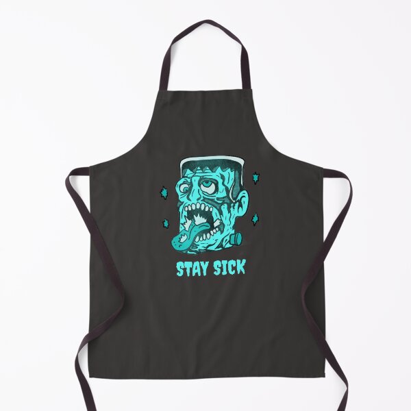 Item preview, Funny Frankenstein Stay Sick Monster Illustration designed and sold by beboplab.