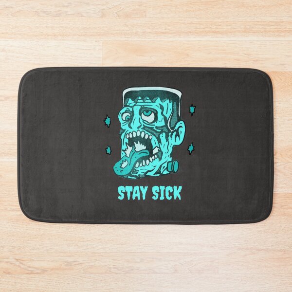 Item preview, Funny Frankenstein Stay Sick Monster Illustration designed and sold by beboplab.