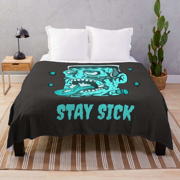 Item preview, Funny Frankenstein Stay Sick Monster Illustration designed and sold by beboplab.