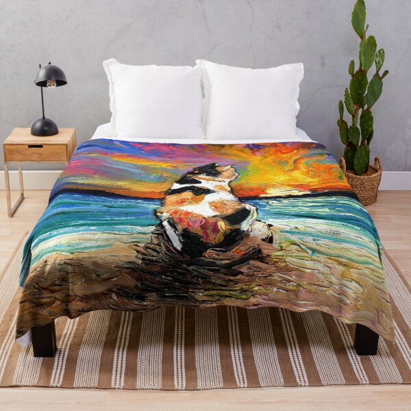 Item preview, Beach Days - Calico Cat designed and sold by AjaTrier.