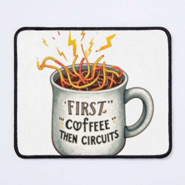 Item preview, Funny Electrician Coffee Mug, Caffeinated Sparky Design, Best Electrician Gift designed and sold by Flownow.