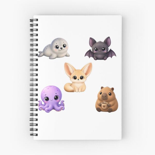 Item preview, Cute Kawaii Animals Sticker Set designed and sold by M.Store.