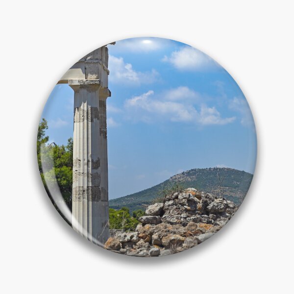Item preview, The ancient ruins of the gymnasion at the sacred city, sanctuary and healing center of Epidaurus,Peloponnese,Greece, summertime designed and sold by goceris.