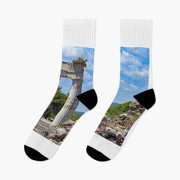 Item preview, The ancient ruins of the gymnasion at the sacred city, sanctuary and healing center of Epidaurus,Peloponnese,Greece, summertime designed and sold by goceris.