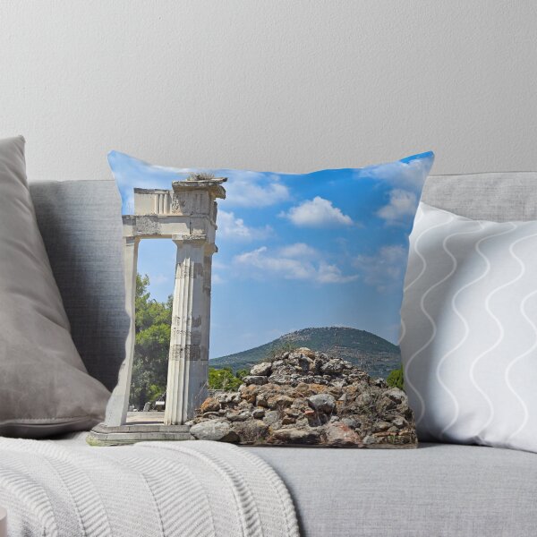 Item preview, The ancient ruins of the gymnasion at the sacred city, sanctuary and healing center of Epidaurus,Peloponnese,Greece, summertime designed and sold by goceris.
