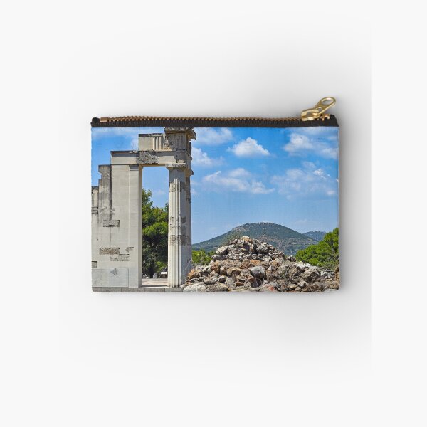 Item preview, The ancient ruins of the gymnasion at the sacred city, sanctuary and healing center of Epidaurus,Peloponnese,Greece, summertime designed and sold by goceris.