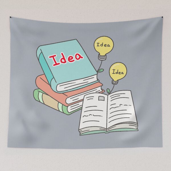 Item preview, Creative Ideas and Books Hand-Drawn Illustration designed and sold by ubborn.