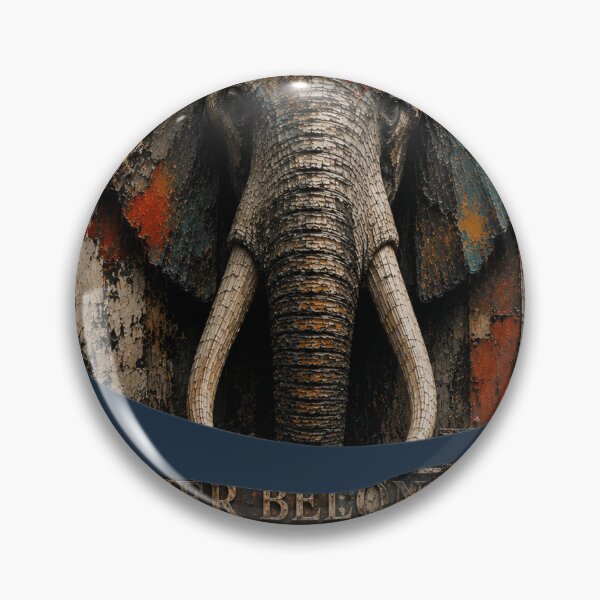 Item preview, Disciplined Founder Geometric Elephant Stone Relief Home Office Wall Art Poster designed and sold by SavannaStrikes.
