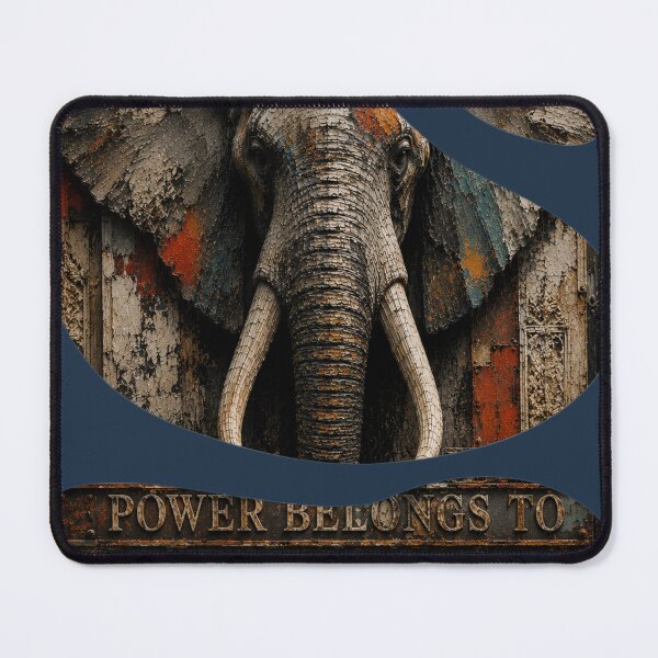 Item preview, Disciplined Founder Geometric Elephant Stone Relief Home Office Wall Art Poster designed and sold by SavannaStrikes.