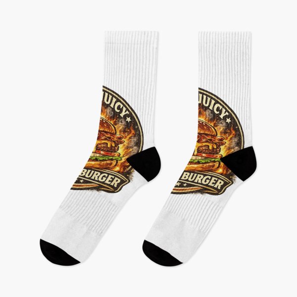Item preview, Hot Juicy Barbecue Burger: Flame Grilled BBQ Fire Design designed and sold by irfanshikh.