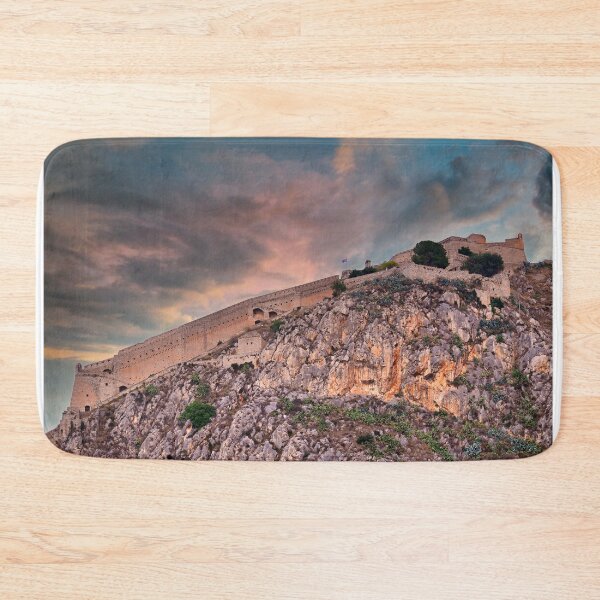 Item preview, Sunset over Palamidi castle on the hill, Nafplio, Greece designed and sold by goceris.