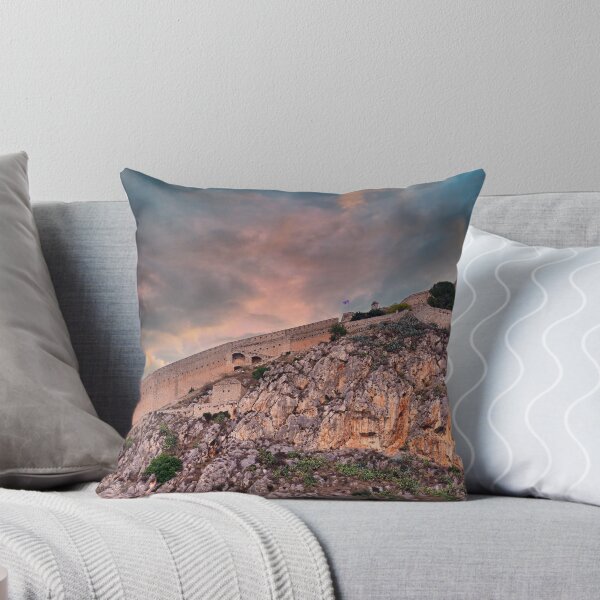 Item preview, Sunset over Palamidi castle on the hill, Nafplio, Greece designed and sold by goceris.