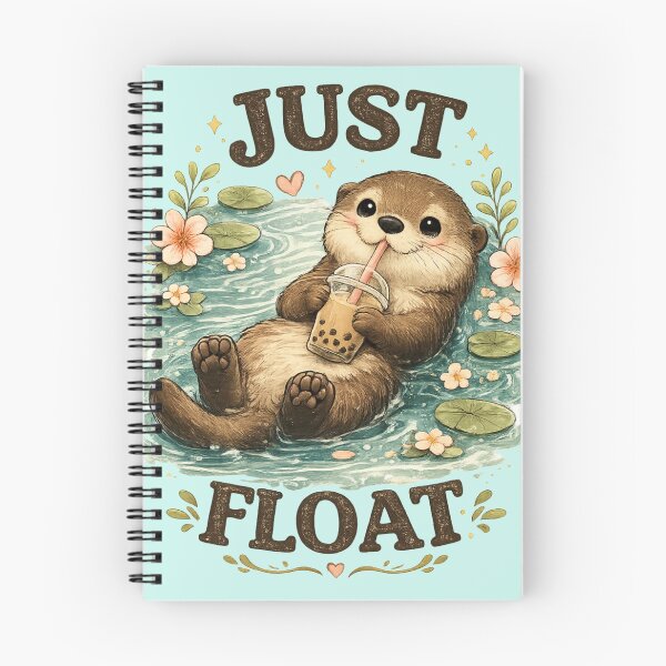 Item preview, Just Float – Cute Otter designed and sold by Theshop611.