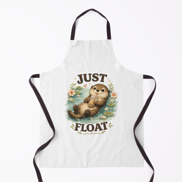 Item preview, Just Float – Cute Otter designed and sold by Theshop611.