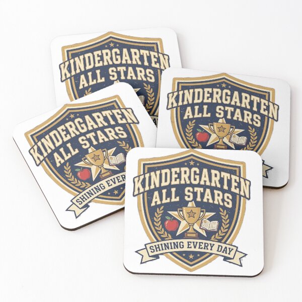 Item preview, Kindergarten All Stars Vintage School Badge Shirt | Retro Teacher & Student Back to School Design designed and sold by Void and Neon.