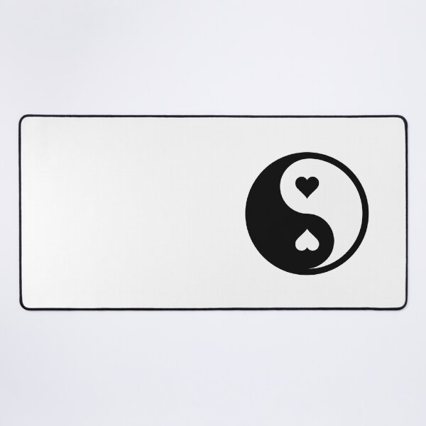 Item preview, Yin Yang with Heart Symbols designed and sold by jkrphoto.