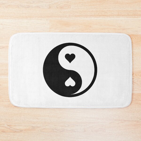 Item preview, Yin Yang with Heart Symbols designed and sold by jkrphoto.