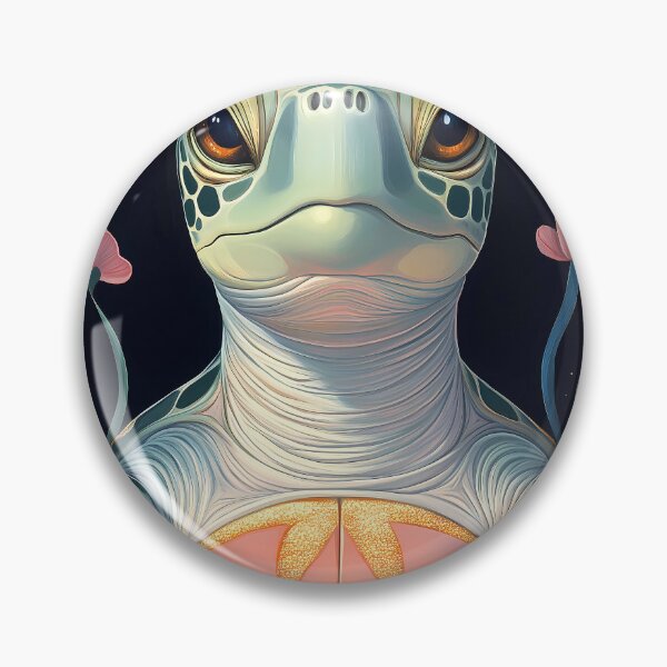 Item preview, Sea Turtle Floral Shell Ocean Fantasy Glow designed and sold by juniorcastros.