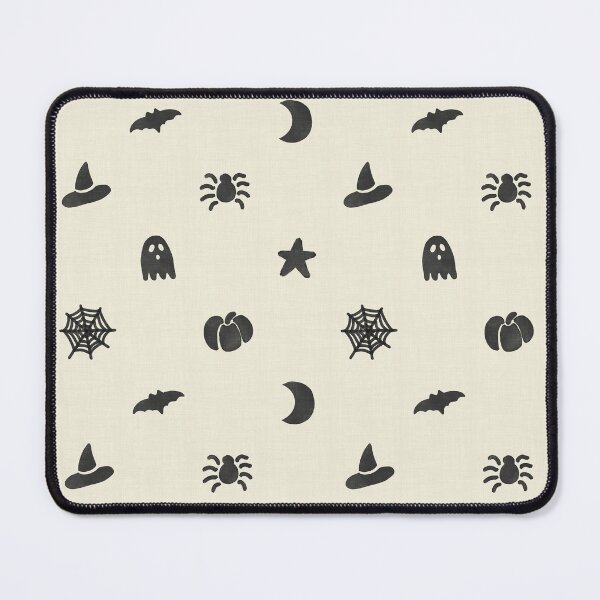 Item preview, Ghouls & Co - Retro Whimsigoth Halloween Pattern Eggshell Black designed and sold by DesigndN.