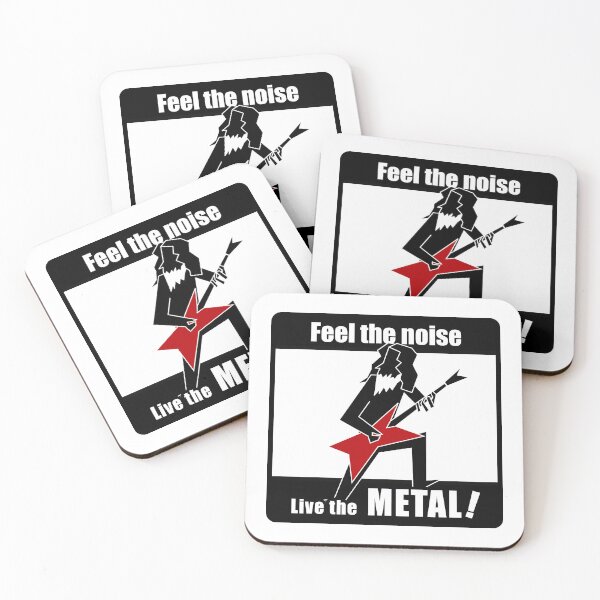 Item preview, Heavy Metal Guitarist Silhouette — Rock Music Art designed and sold by R-T-Gracie.