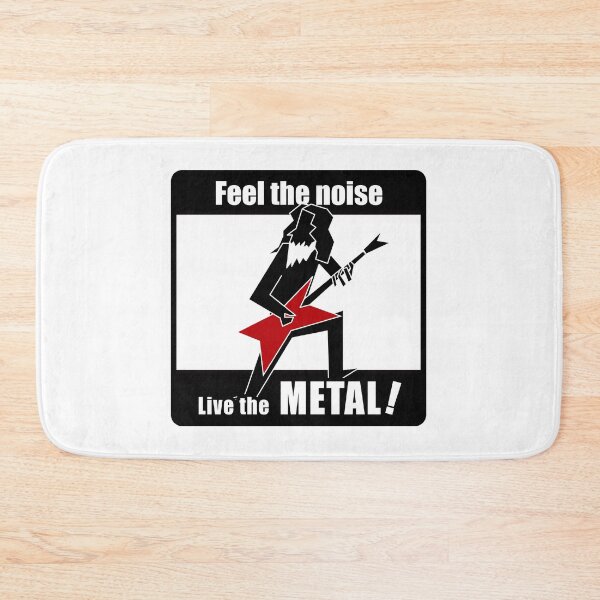 Item preview, Heavy Metal Guitarist Silhouette — Rock Music Art designed and sold by R-T-Gracie.